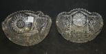 Two Cut Glass Bowls 8