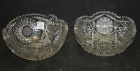 Two Cut Glass Bowls 8