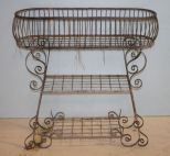 Wrought Iron Planter 33