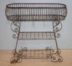 Wrought Iron Planter 33