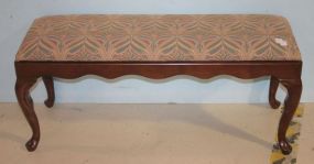 Queen Anne Style End of the Bed Bench 41