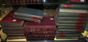 Ridpath's History of the World and The Real America by Markham Books Nine Volumes (worn) Ridpath's History of the World and thirteen of thirteen volumes of 