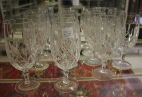 Fifteen Signed Gorham Wine Glasses Lady Anne pattern; 8
