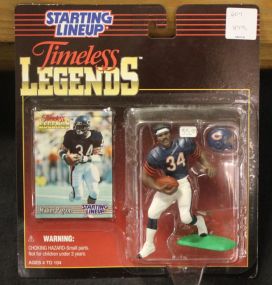 Timeless Legends Walter Payton Card and action figure in box, never opened 1995
