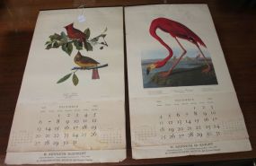 Two Audubon Calendars 1953 and 1955