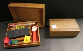 Two Small Wooden Boxes 8
