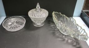 Candy Dish, Center Bowl, and Divided Bowl Candy dish with lid 8