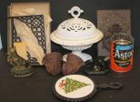 Various Iron Pieces Including potpourri, 5