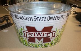 MSU Galvanized Bucket 9 1/2