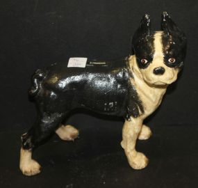 Reproduction Boston Terrier Cast Iron Bank 10