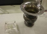 Silverplate Wine Cooler and Ashtray