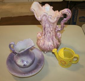 Tall Ceramic Pitcher, Small Bowl, Pitcher, and Small Water Pitcher pitcher 13