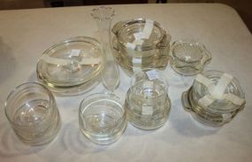 4-12 oz. Glass Casserole Dishes, Bowls, Vase, and Pyrex 8