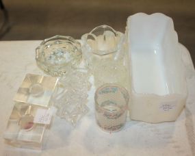 Candlesticks and Milk Glass Container candlesticks 3