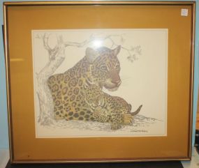 Jaguar and Cub Print 25