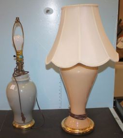 Two Porcelain Lamps 24