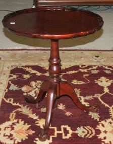 Chippendale Style, Pic Crust, Tilt Top Table 23