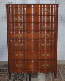 Seven Drawer Cherry Chest by Continental Furniture Company matches Lot 336, 37
