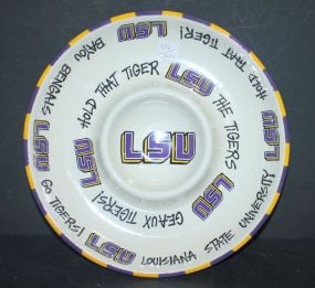 Louisiana State University Chip-n-Dip Tray New LSU Tray, 12