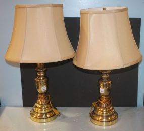 Pair of Brass Lamps 25