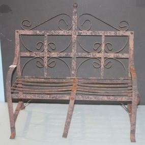 Dolls Iron Settee