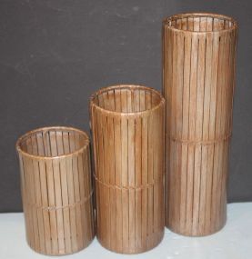 Three Metal Candleholders 7