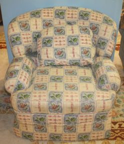 Large Upholstered Lounging Chair 37
