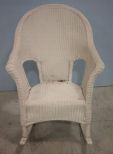 Large Wicker Rocker 30