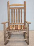 Large Oak Rocker matches lot 0413, 29