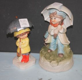 1973 Moppets Porcelain Figurine and Porcelain Figurine of Blue Boy with Umbrella Moppets 6