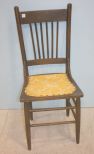 Antique Oak Side Chair