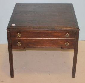 Two Drawer Side Table 25