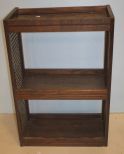 Bookcase with Three Shelves, Rattan Sides 26