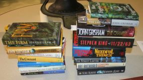 Group of Novels by Grisham Stephen King, Nora Roberts