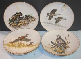 Group of Six Limited Edition Plates by Clark Bronson