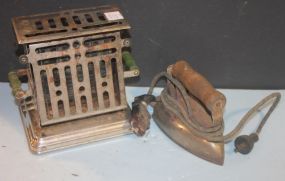 Antique Toaster and Iron