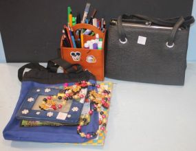Purse, Books, Pencils, and Bag