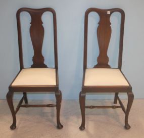 Pair of Queen Ann Side Chairs 17