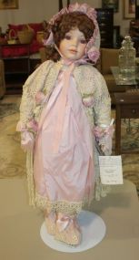 Limited Edition 143/1000 Elain Masley Porcelain Doll named Lauren 30