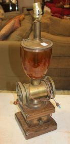 Vintage Coffee Grinder/Lamp 27