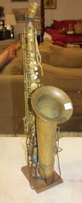 Brass Saxophone made into Lamp 31
