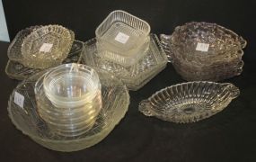 Lot of Glass Bowls and Dish