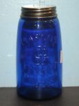 Repro. Blue Mason Jar 7