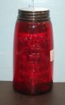 Repro. Red Mason Jar 7