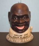 Repro. Cast Iron Smilin Sam From Alabama Mechanical Bank 6