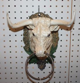 Repro. Cast Iron Bull with Ring 12