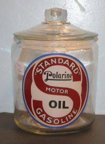 Repro. Standard Oil Jar with Lid 7