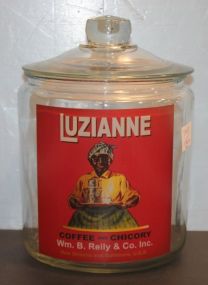 Repro. Luzianne Coffee Jar with Lid 7