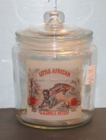 Repro. Small Licorice Bites Jar with Lid 4