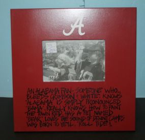 University of Alabama Definition of Fan Picture Frame 12